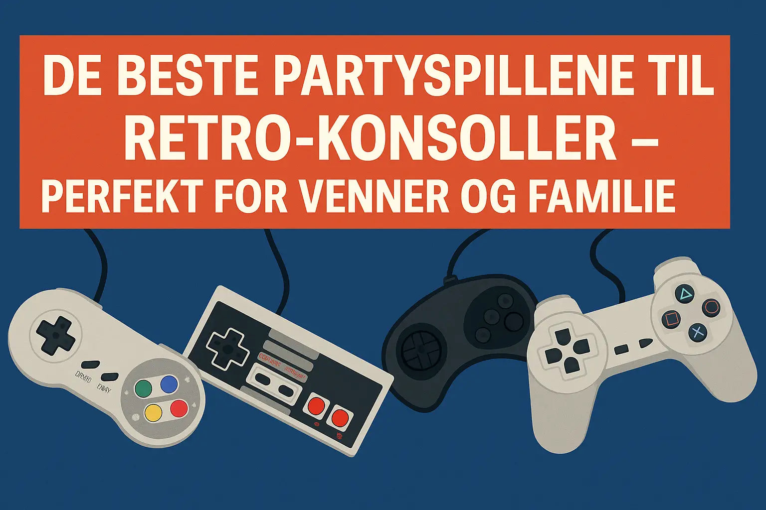 De beste partyspillene til retro konsoller – perfekt for venner og familie