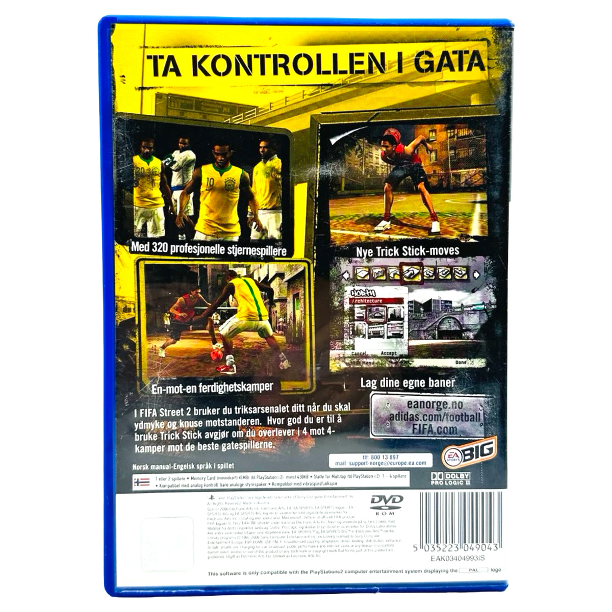 FIFA Street 2 - PlayStation 2 (PS2) Spill