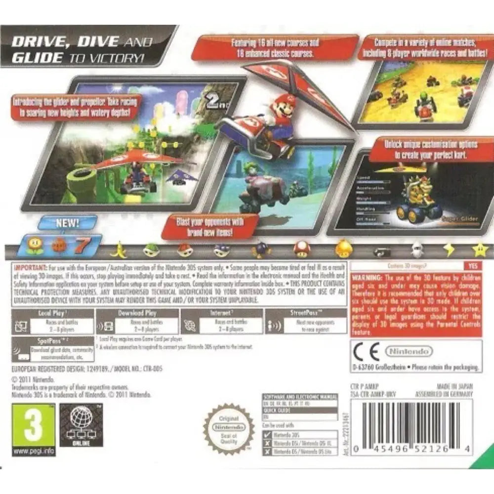 3DS: Mario Kart 7 - Spill