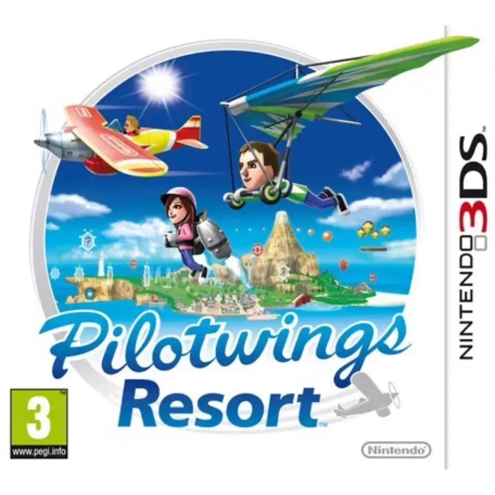 3DS: Pilotwings Resort - Cover - Manual - Spill