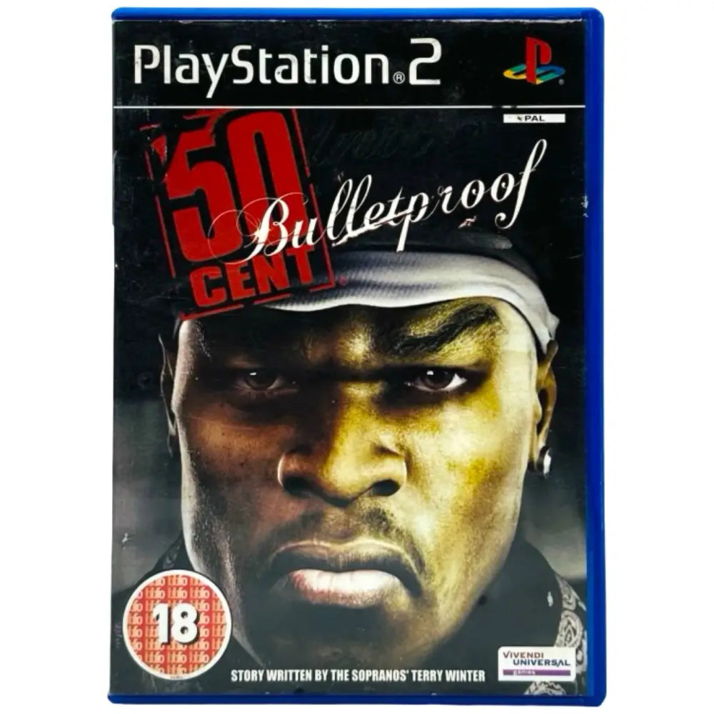 50 Cent Bulletproof - PlayStation 2 (PS2) Spill - Cover - Manual - Spill/Disk / Standard