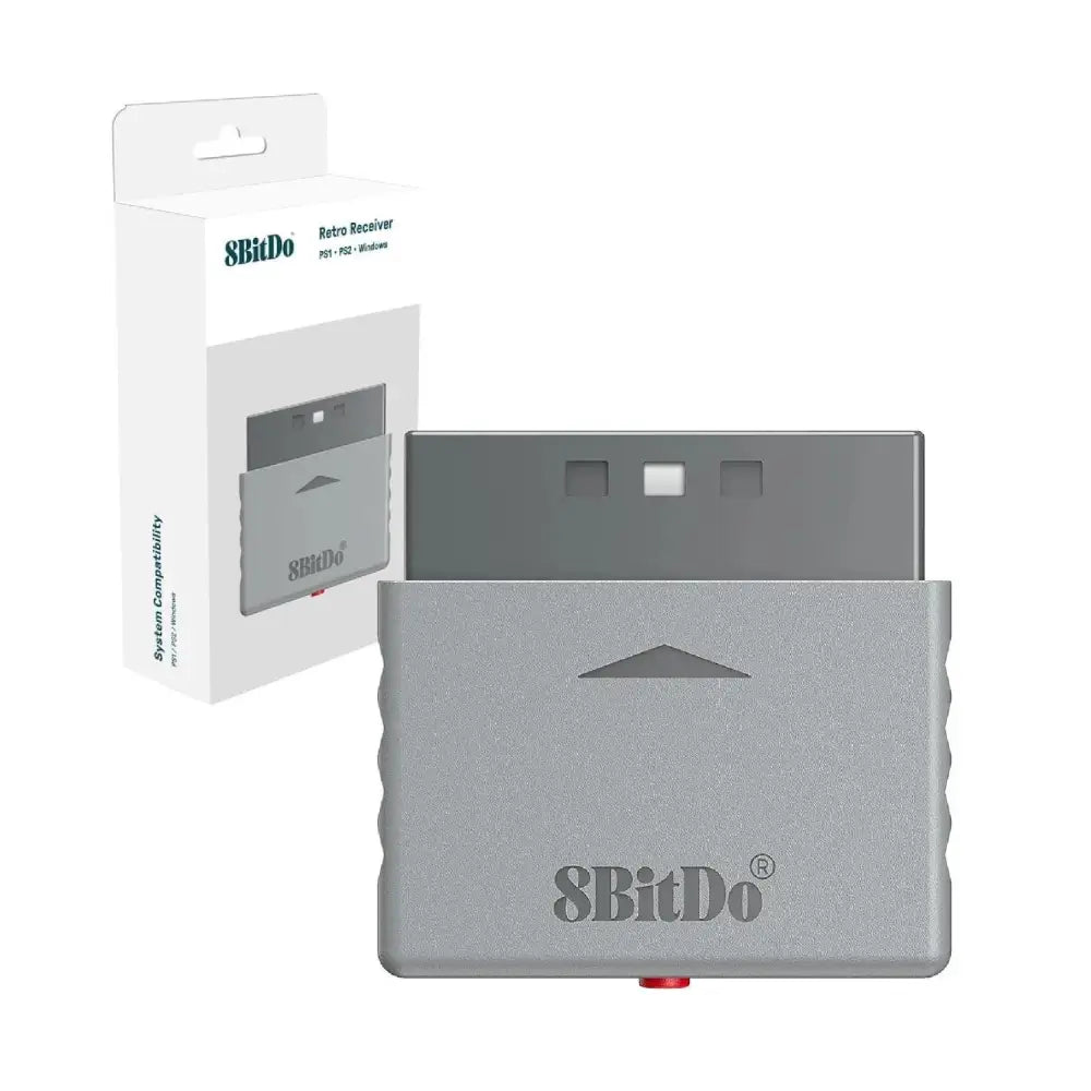 8BitDo Trådløs Adapter for PlayStation 1 & 2 (PS1 / PS2) - RetroGaming.no