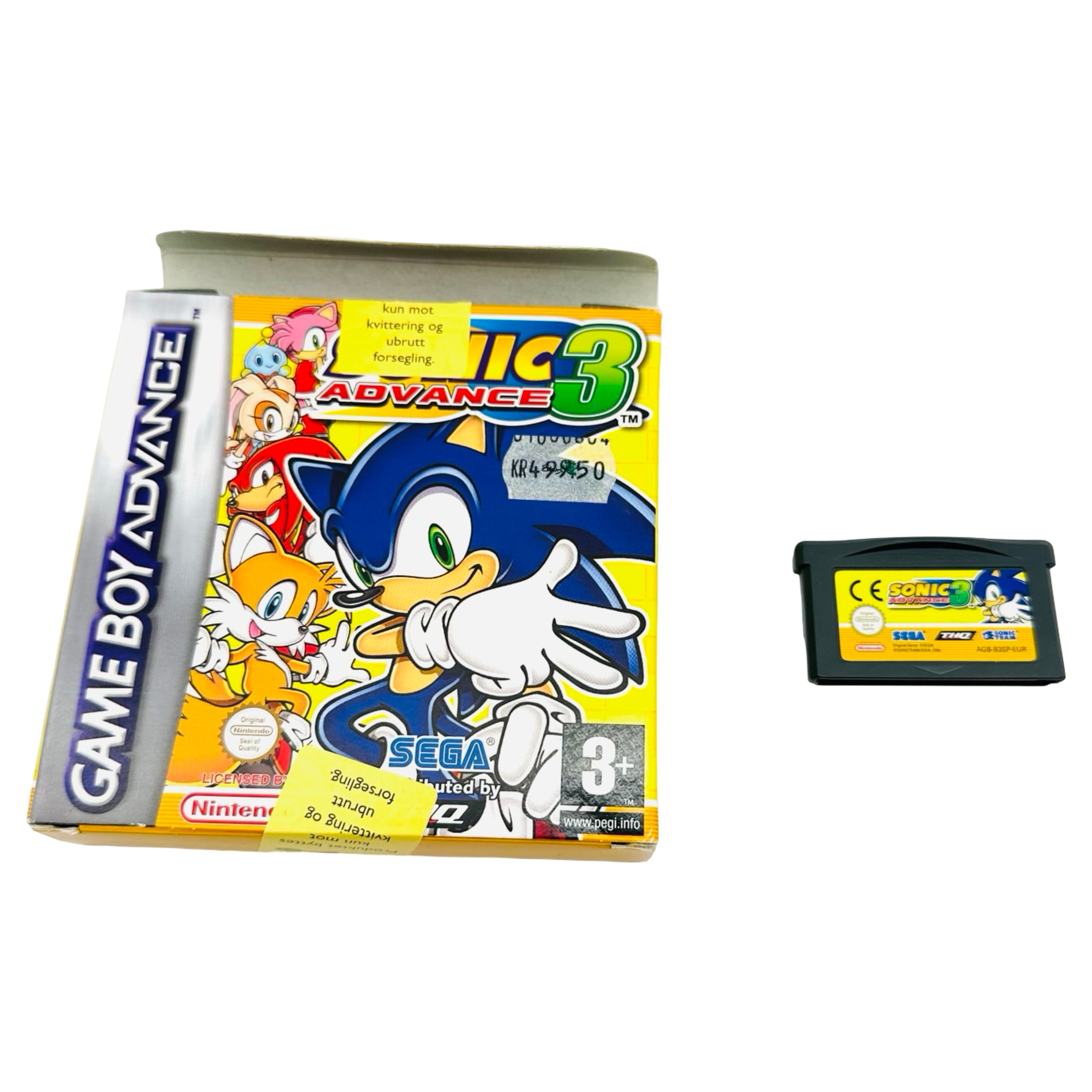 Sonic Advance 3 (I eske) - GBA Spill