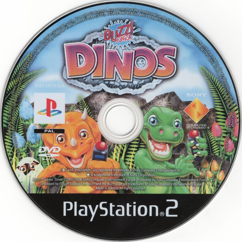 Buzz! Junior: Dino Den - PlayStation 2 (PS2) Spill