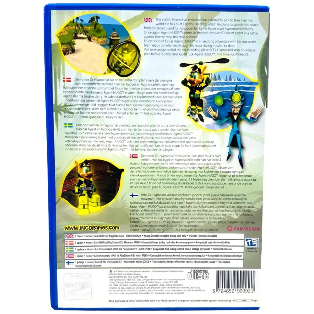 Agent Hugo: Lemoon Twist - PlayStation 2 (PS2) Spill