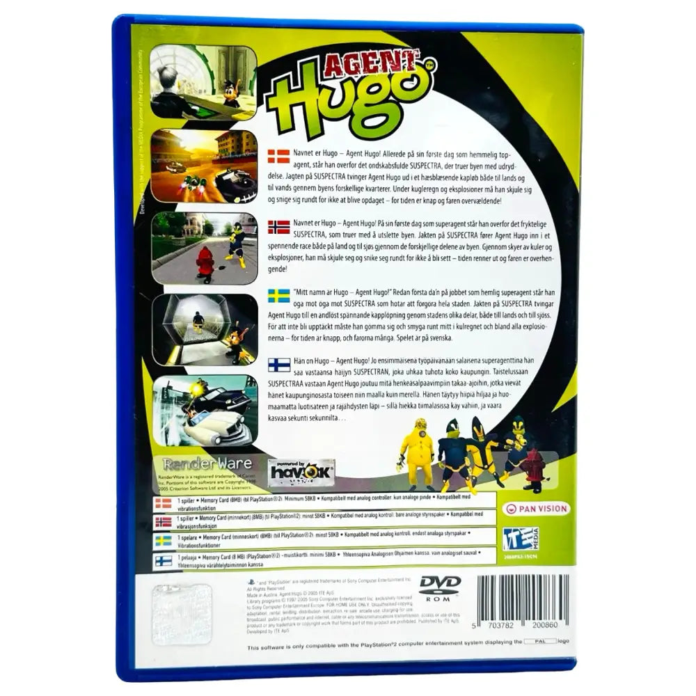 Agent Hugo - PlayStation 2 (PS2) Spill