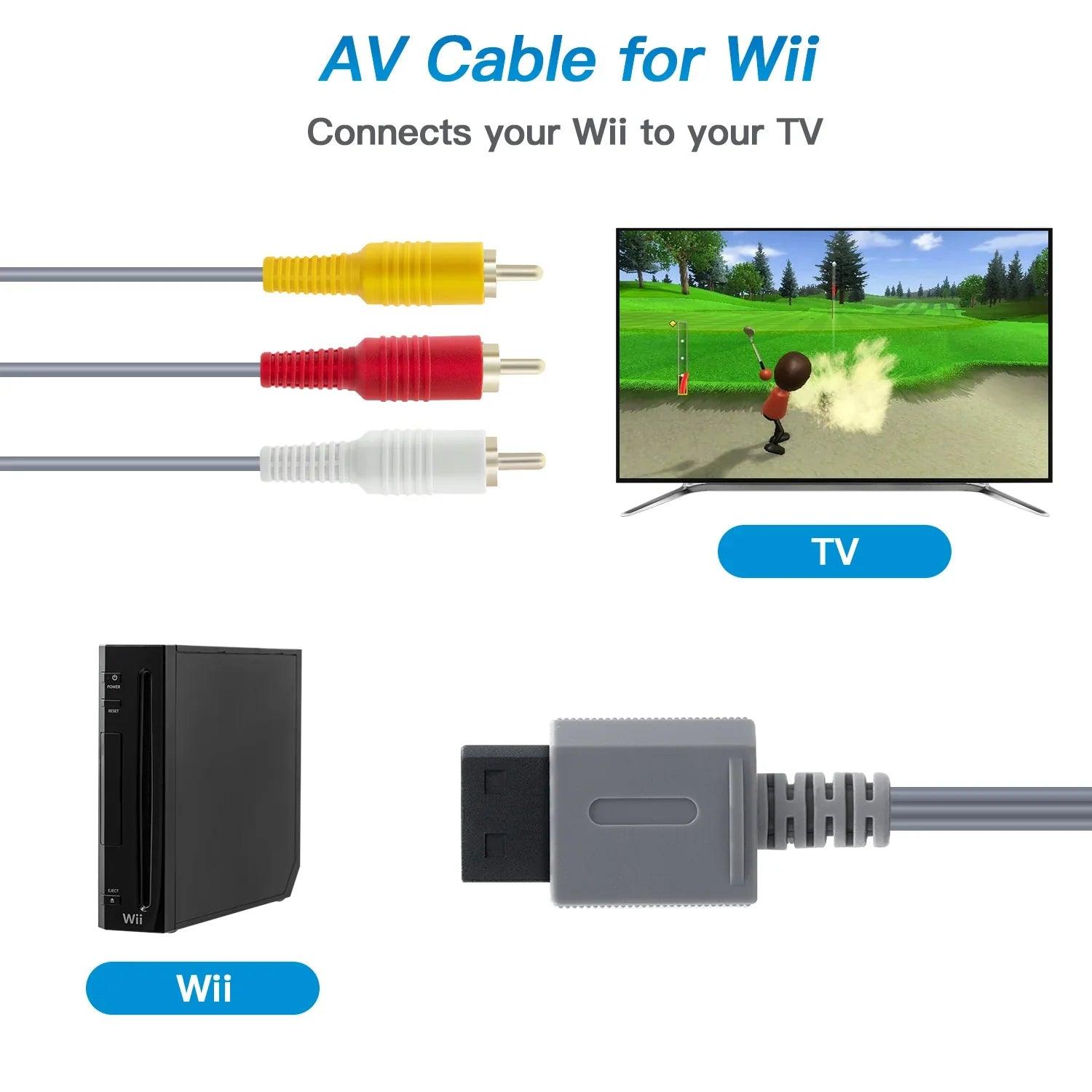 AV Kabel til Nintendo Wii - RetroGaming.no
