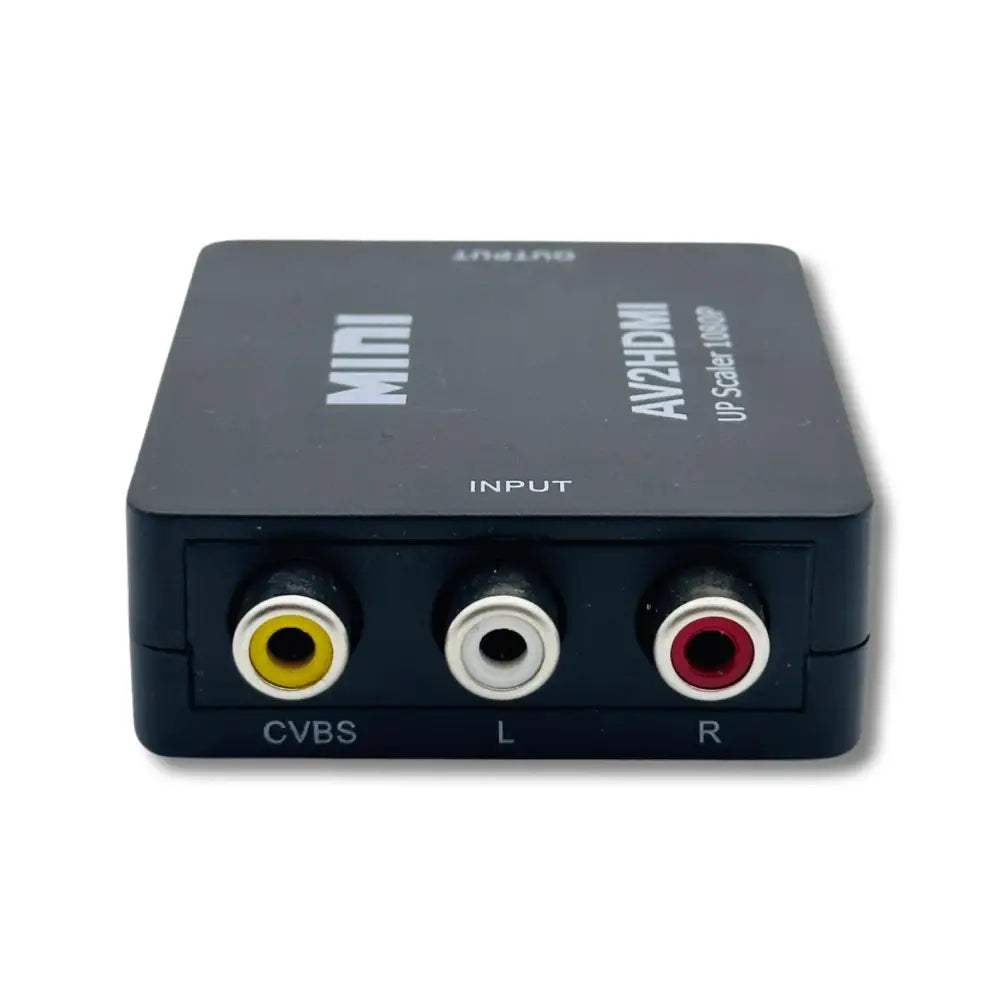 AV til HDMI Konverter - Sort