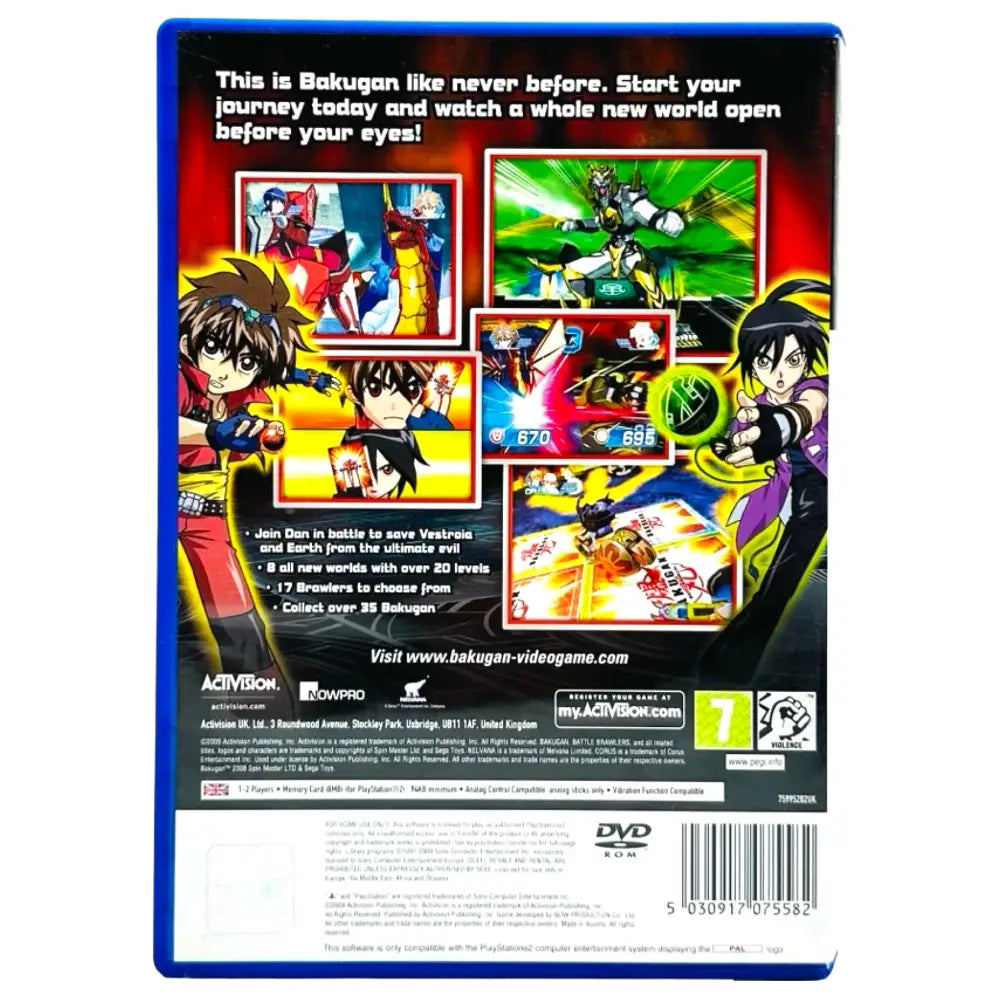 Bakugan Battle Brawlers - PlayStation 2 (PS2) Spill