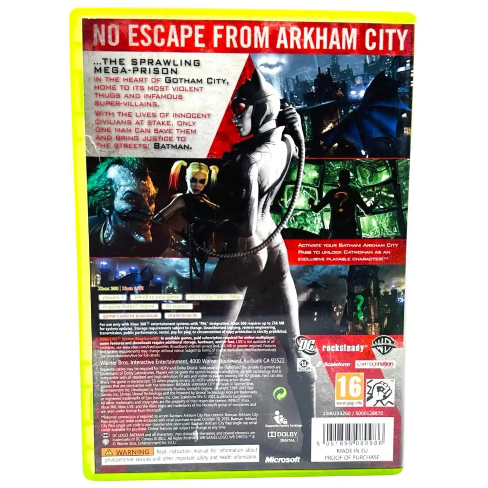 Batman: Arkham City - Xbox 360 Spill