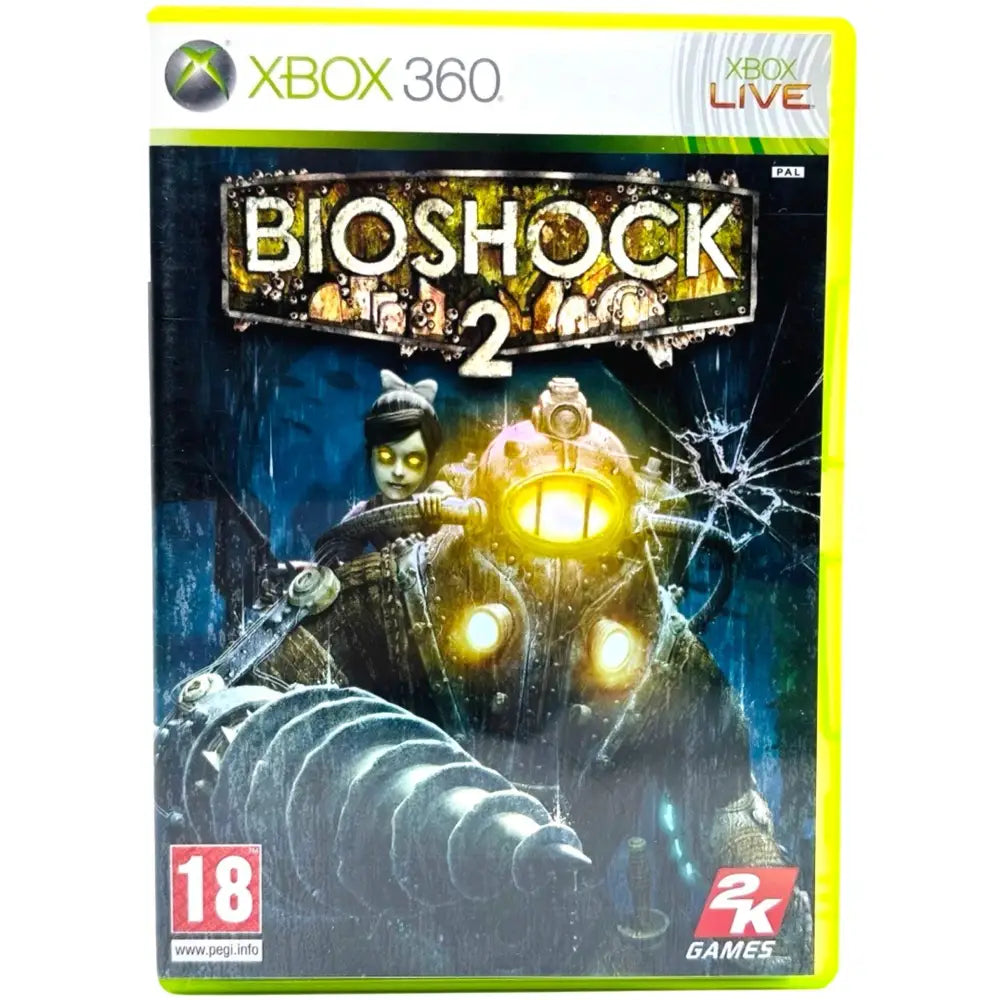 BioShock 2 - Xbox 360 Spill - Cover - Manual - Spill/Disk