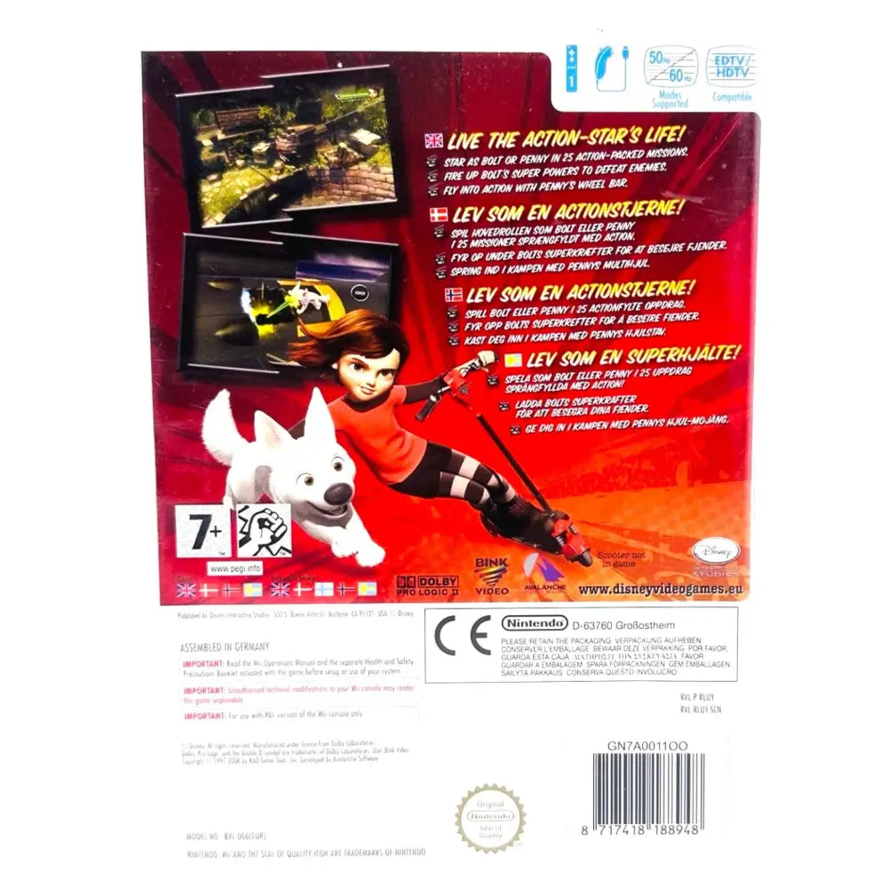 Bolt - Nintendo Wii Spill