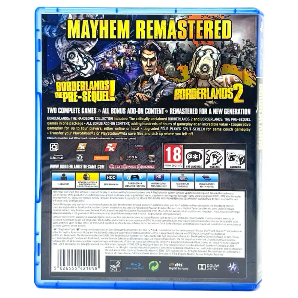 Borderlands The Handsome Collection - PlayStation 4 (PS4) Spill