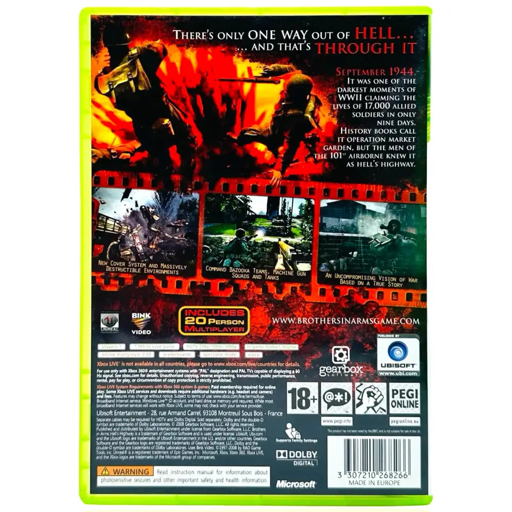 Brothers In Arms: Hell’s Highway - Xbox 360 Spill