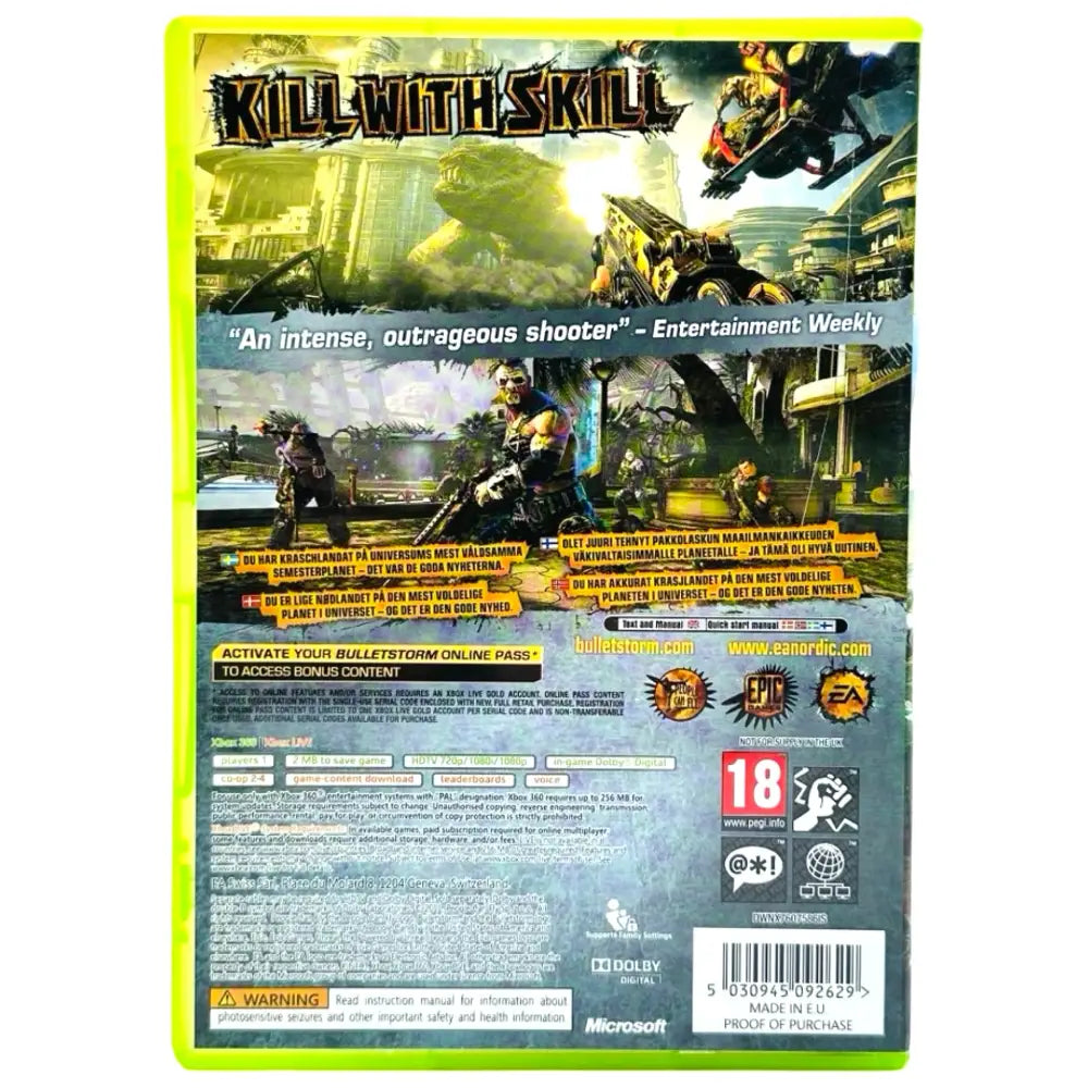 Bulletstorm - Xbox 360 Spill