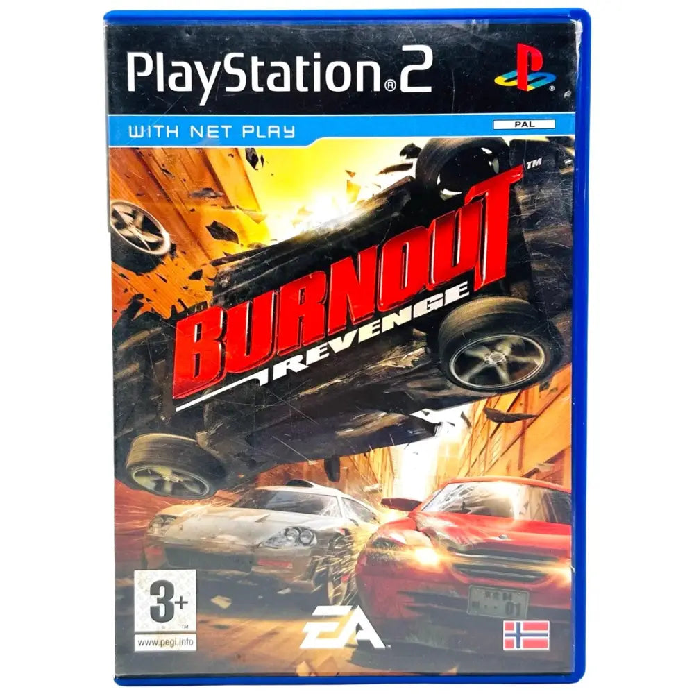 Burnout Revenge - PlayStation 2 (PS2) Spill - Cover - Manual - Spill/Disk / Standard