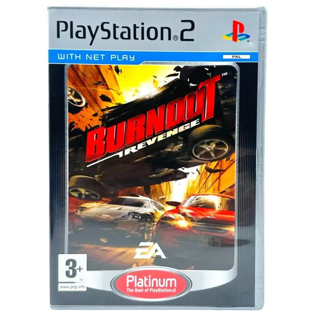 Burnout Revenge - PlayStation 2 (PS2) Spill - Cover - Manual - Spill/Disk / Platinum