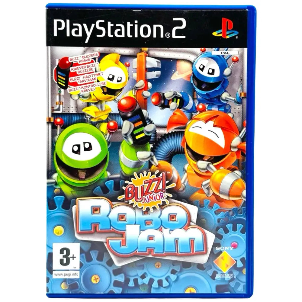 Buzz! Junior: Robo Jam - PlayStation 2 (PS2) Spill - Cover - Manual - Spill/Disk