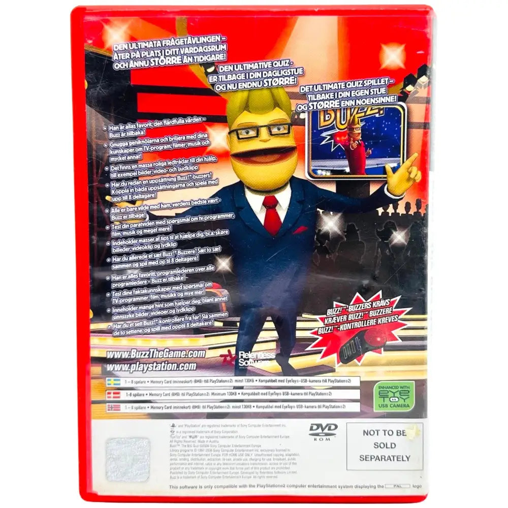 Buzz The Big Quiz - PlayStation 2 (PS2) Spill