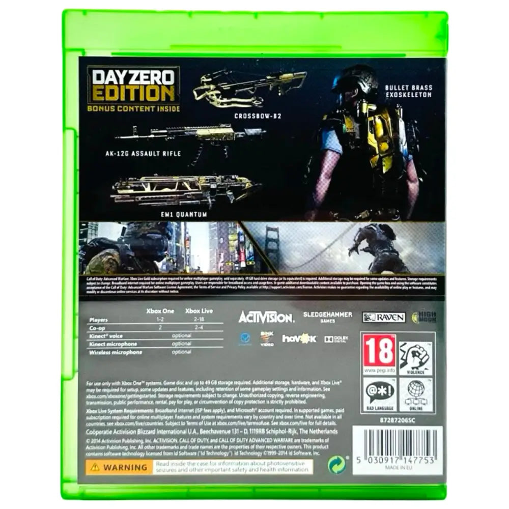 Call Of Duty: Advanced Warfare - Xbox One Spill