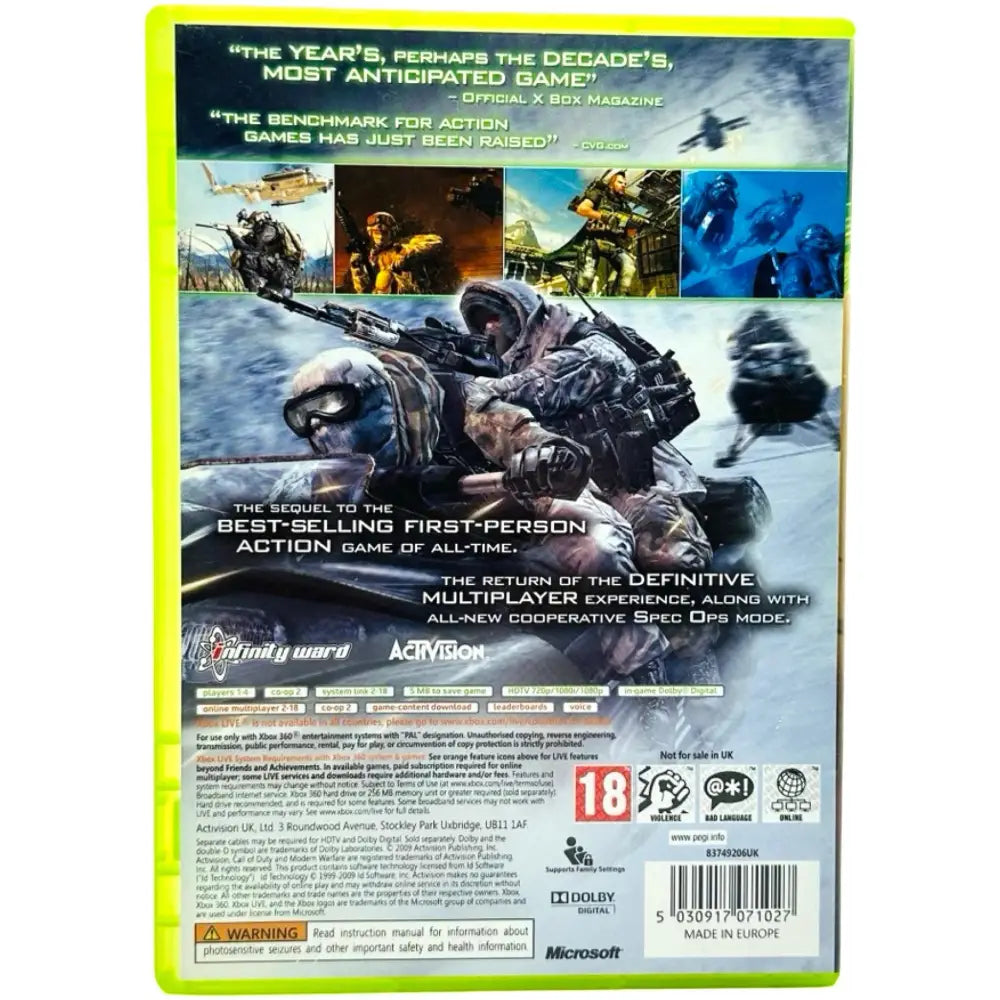 Call Of Duty Modern Warfare 2 - Xbox 360 Spill - Spill