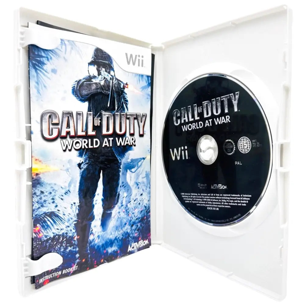 Call Of Duty: World At War - Nintendo Wii Spill