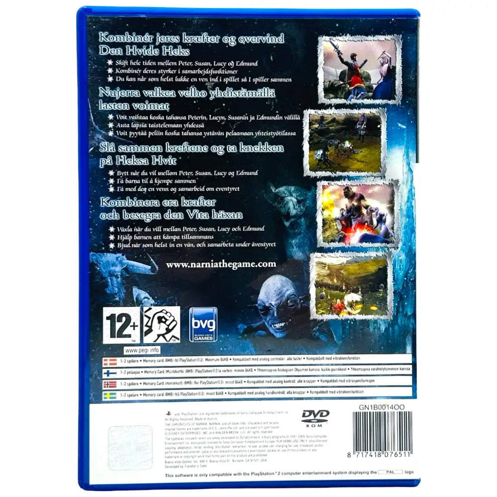 Chronicles Of Narnia Lion Witch And The Wardrobe - PlayStation 2 (PS2) Spill