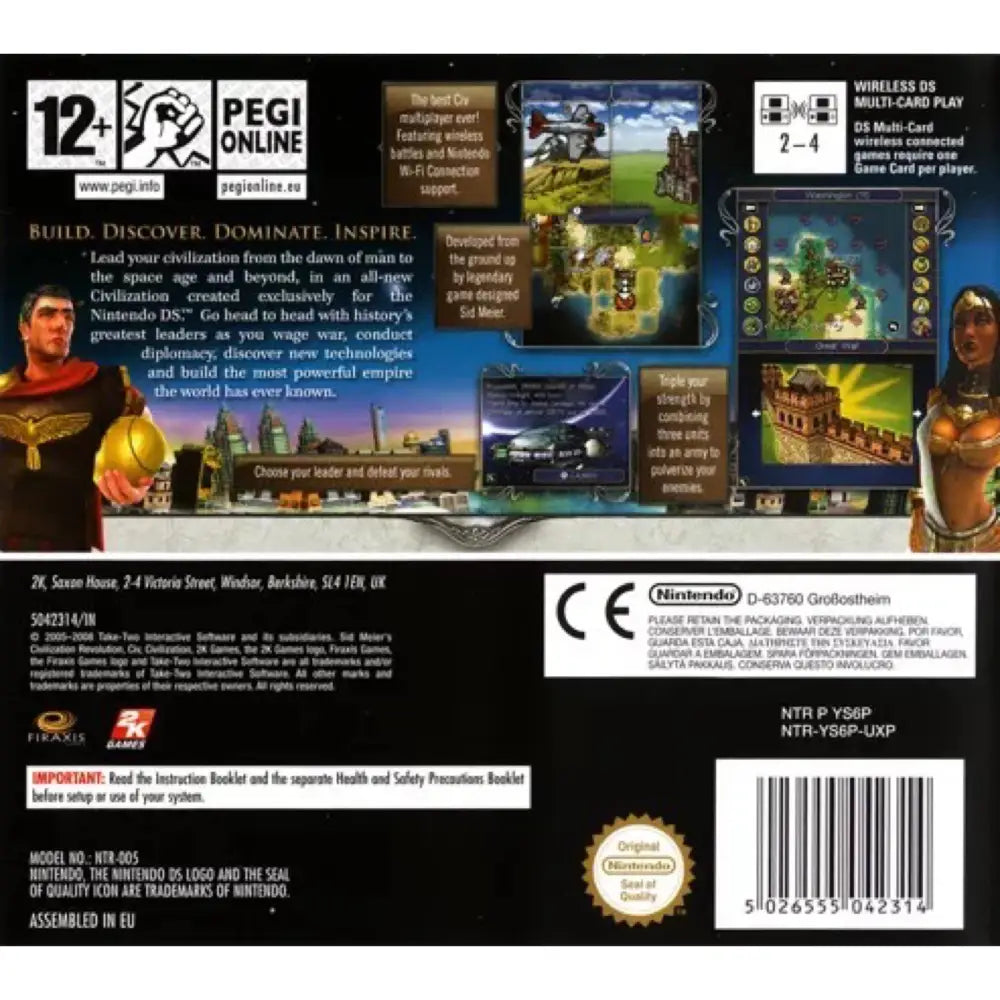 Civilization Revolution - Nintendo DS Spill