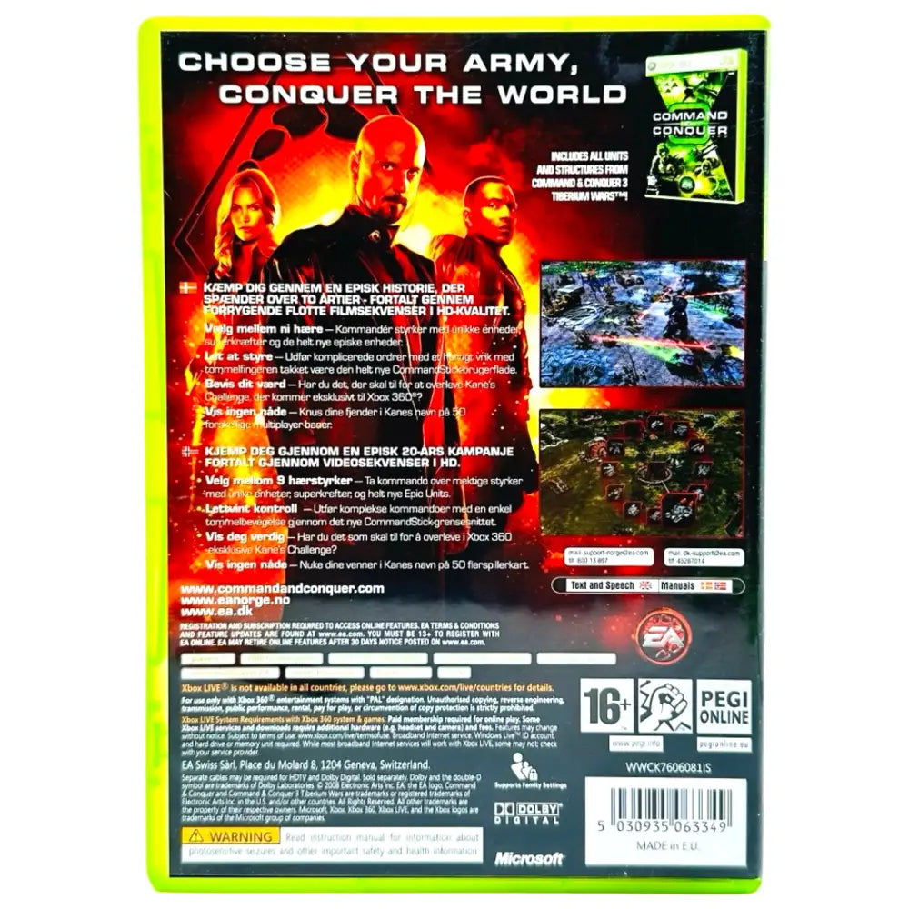 Command & Conquer 3: Kane’s Wrath - Xbox 360 Spill