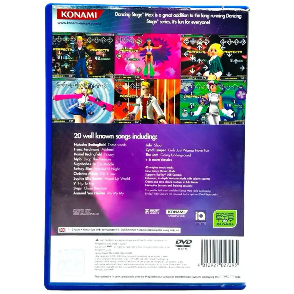 Dancing Stage MAX - PlayStation 2 (PS2) Spill
