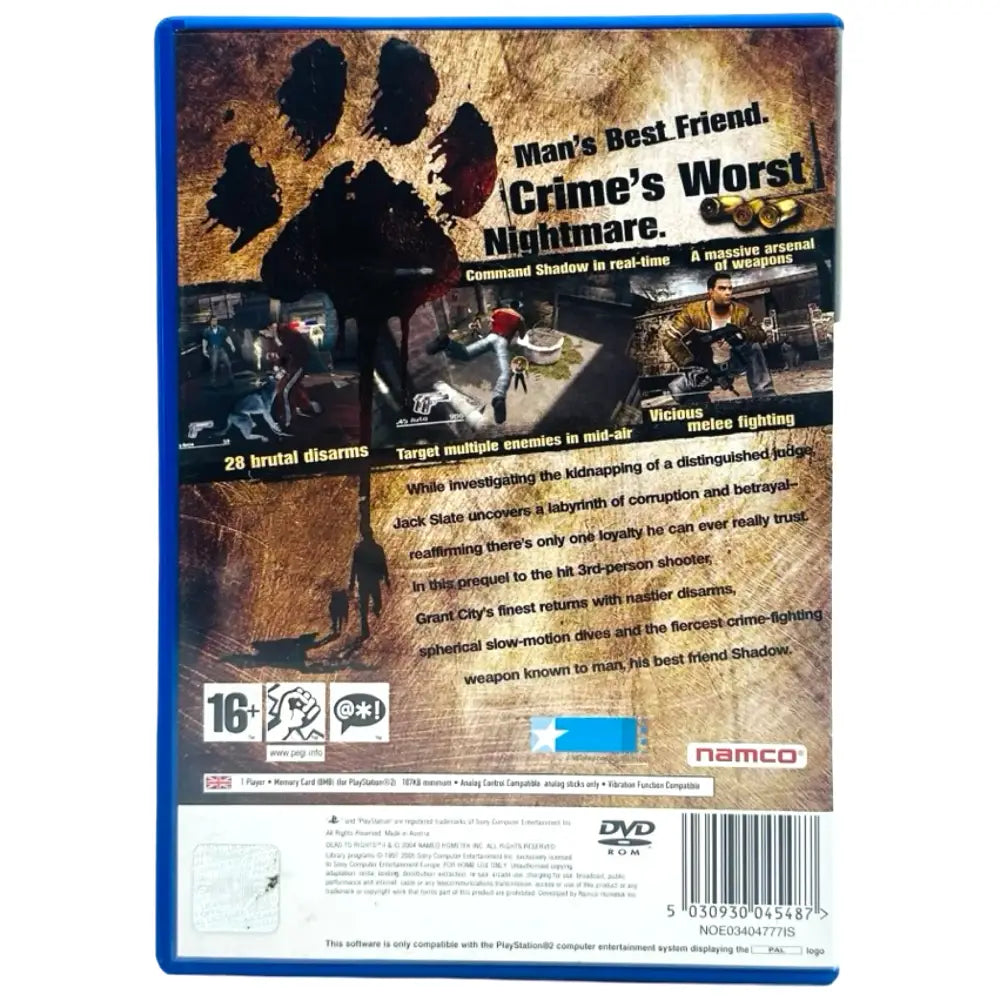 Dead To Rights 2 - PlayStation (PS2) Spill