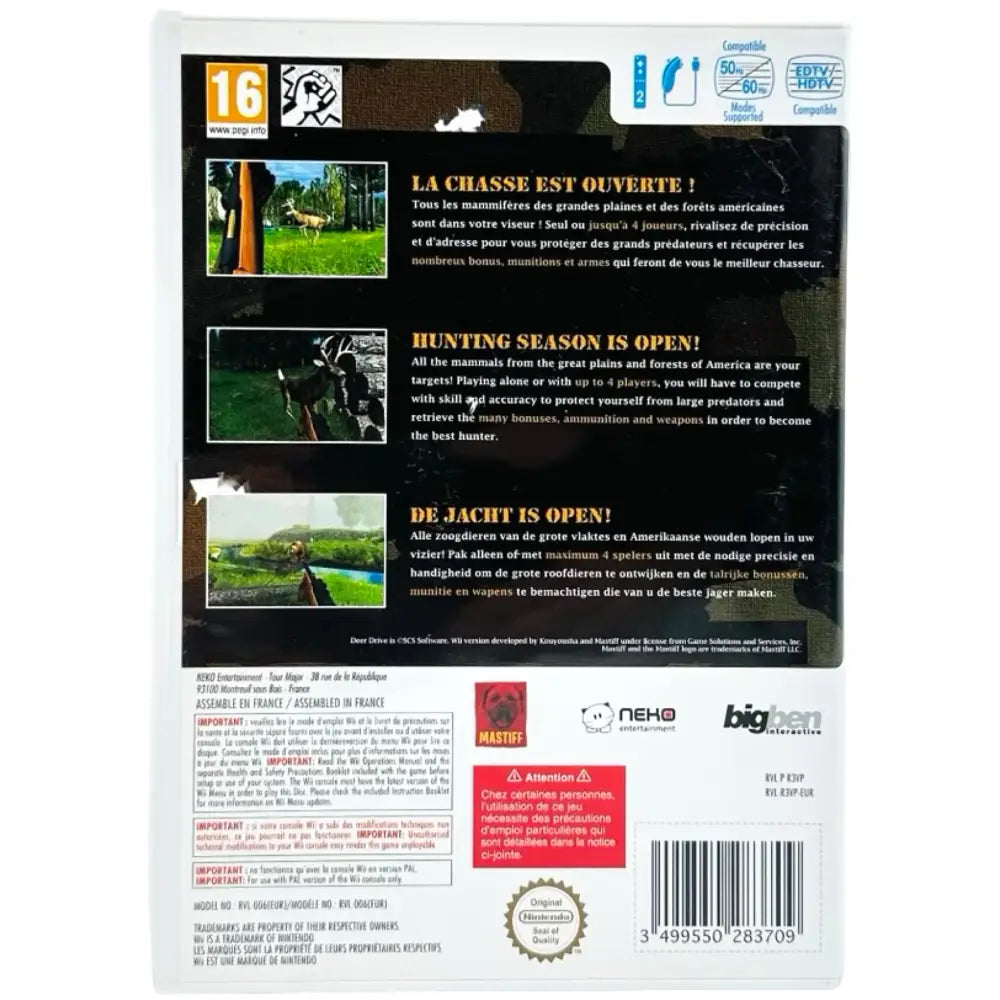 Deer Drive - Nintendo Wii Spill