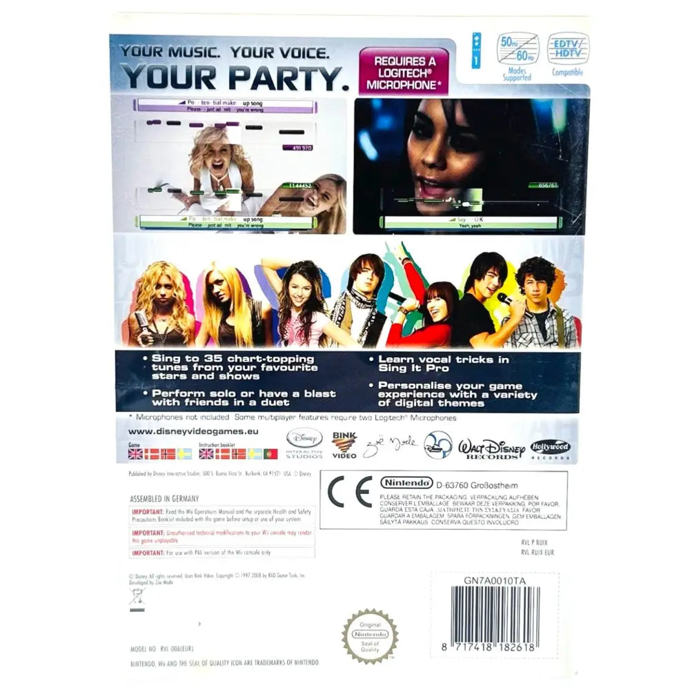 Disney Sing It - Nintendo Wii Spill