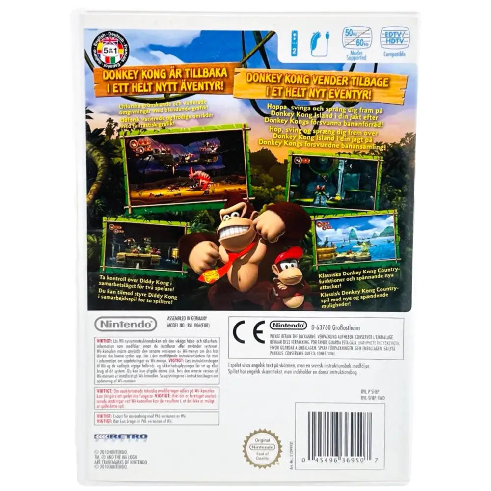 Donkey Kong Country Returns - Nintendo Wii Spill
