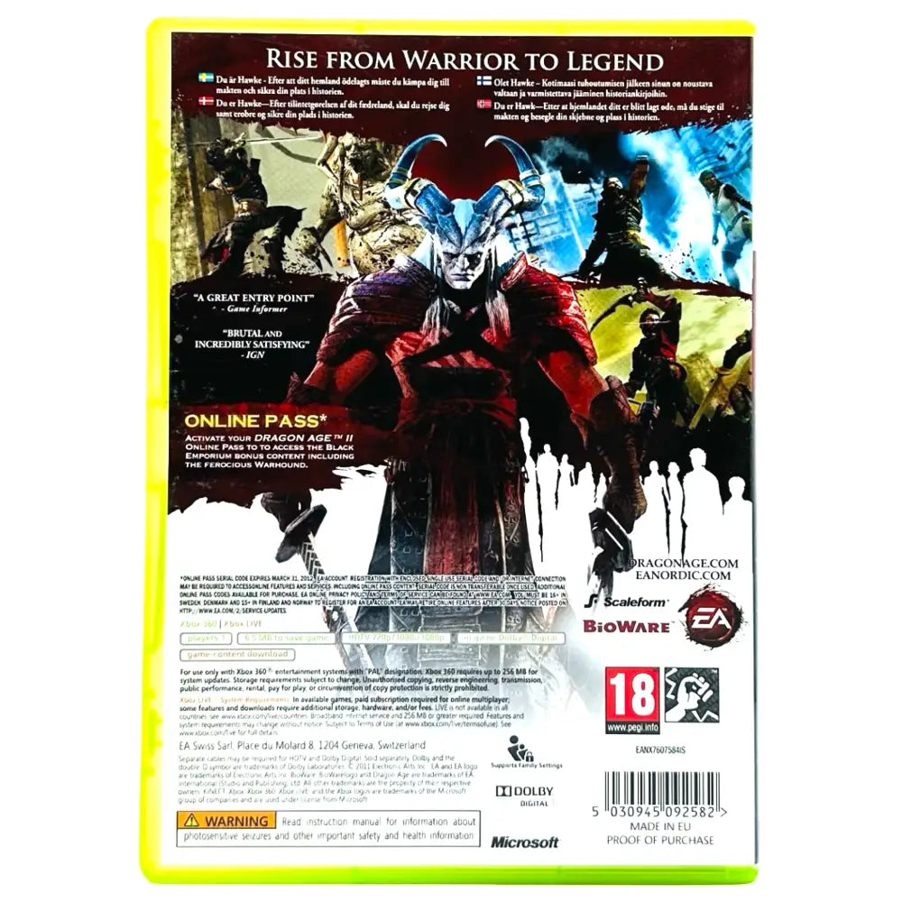 Dragon Age II - Xbox 360 Spill