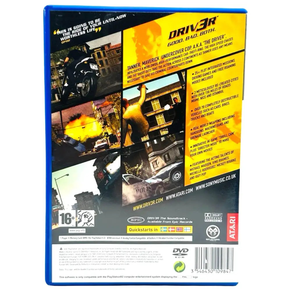 Driver 3 - PlayStation 2 (PS2) Spill