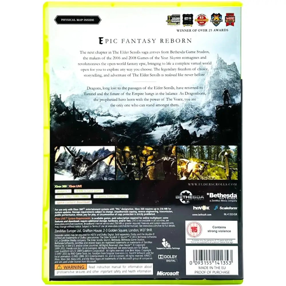 Elder Scrolls V: Skyrim - Xbox 360 Spill