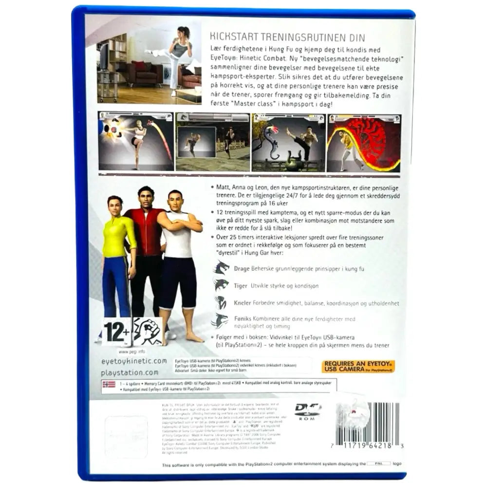 Eye Toy Kinetic Combat - PlayStation 2 (PS2) Spill
