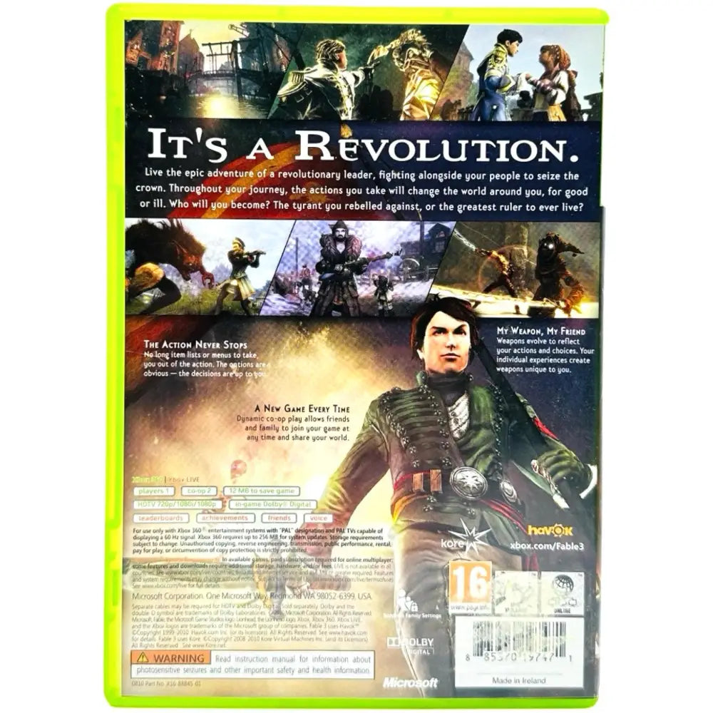 Fable III - Xbox 360 Spill