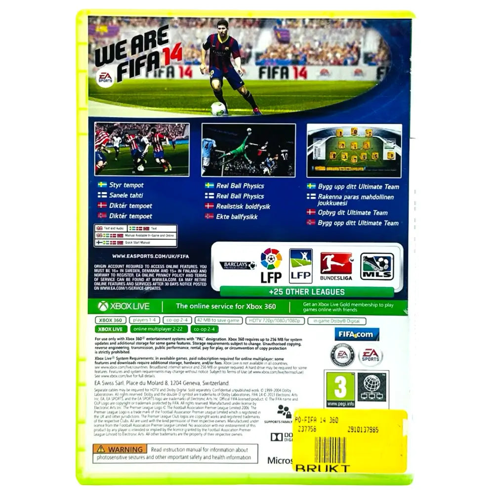 FIFA 14 - Xbox 360 Spill