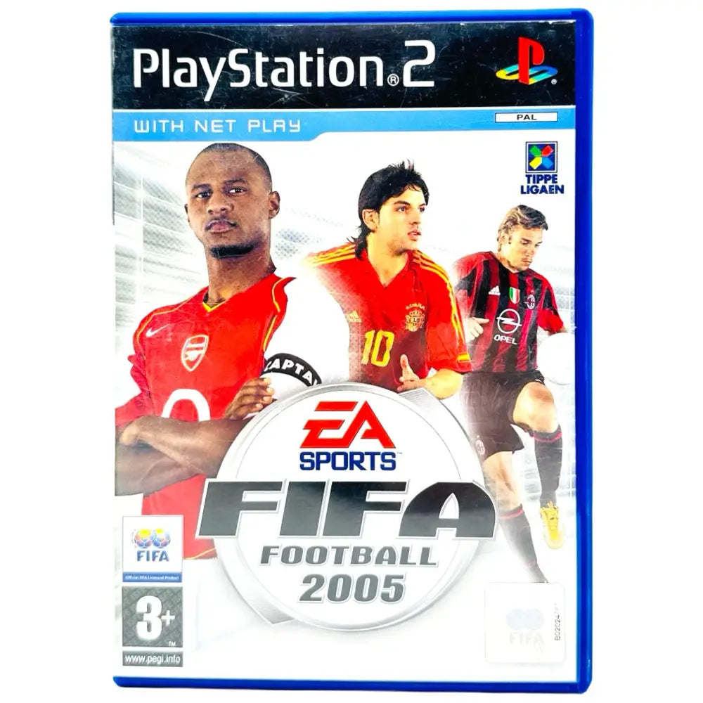 FIFA 2005 - PlayStation 2 (PS2) Spill - Cover - Manual - Spill/Disk / Standard