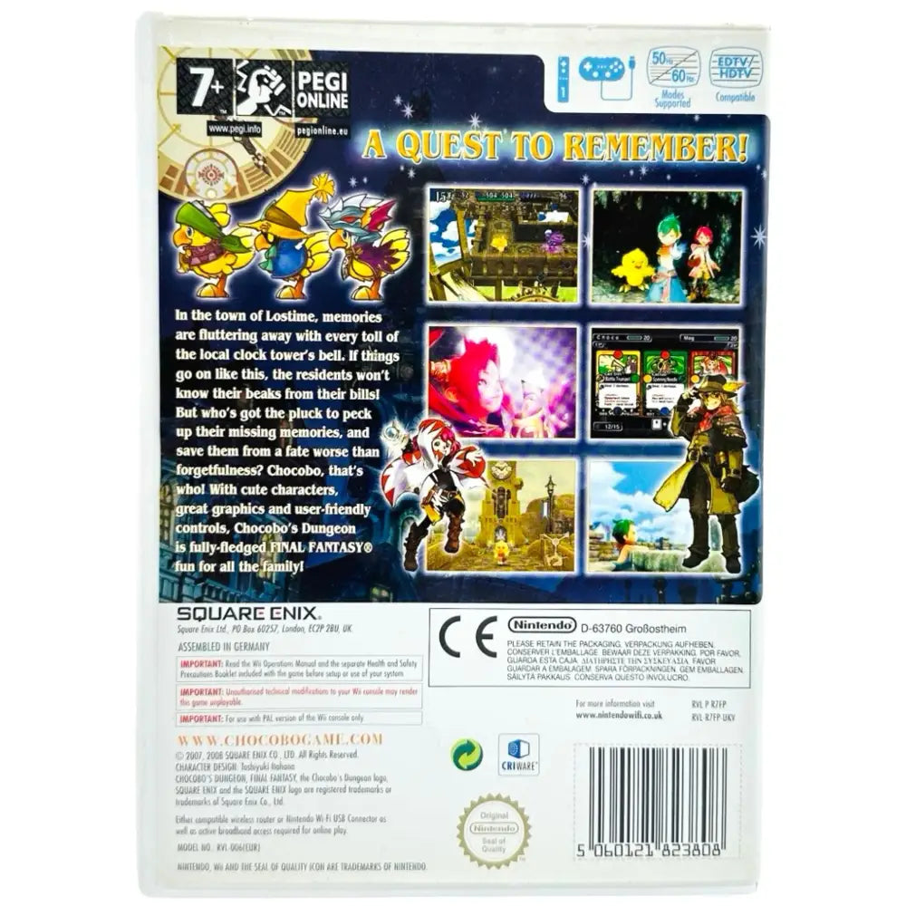 Final Fantasy Fables: Chocobo’s Dungeon - Nintendo Wii Spill
