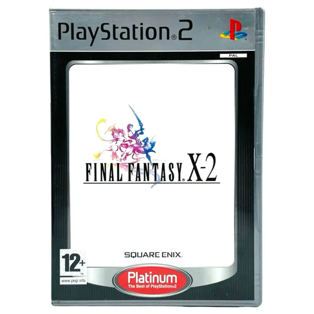 Final Fantasy X-2 - PlayStation 2 (PS2) Spill - Cover - Manual - Spill/Disk / Platinum