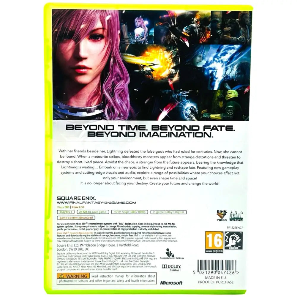 Final Fantasy XIII-2 - Xbox 360 Spill
