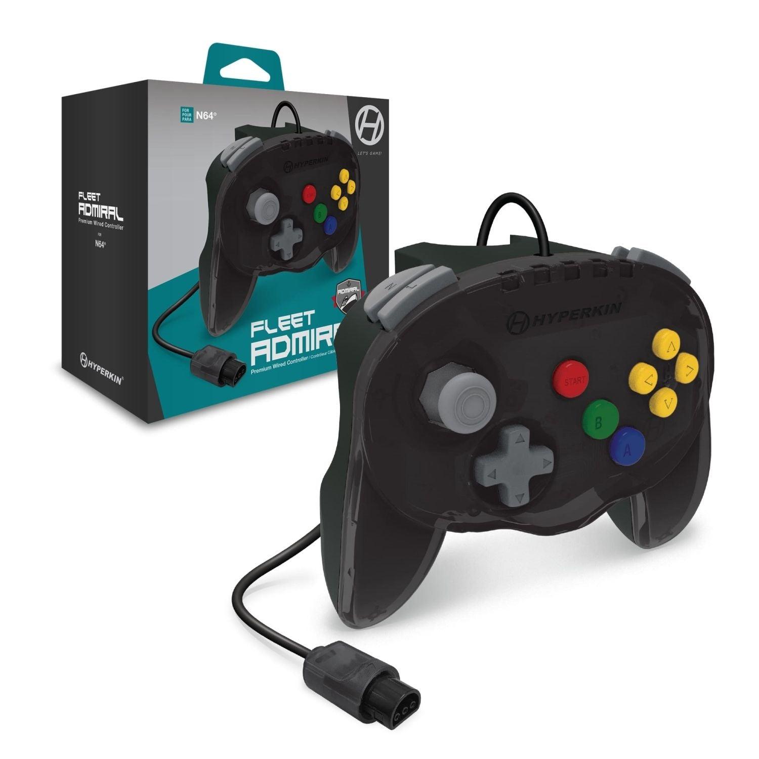 "Fleet Admiral" Premium Kablet Kontroller for Nintendo 64 (N64) - Hyperkin - RetroGaming.no