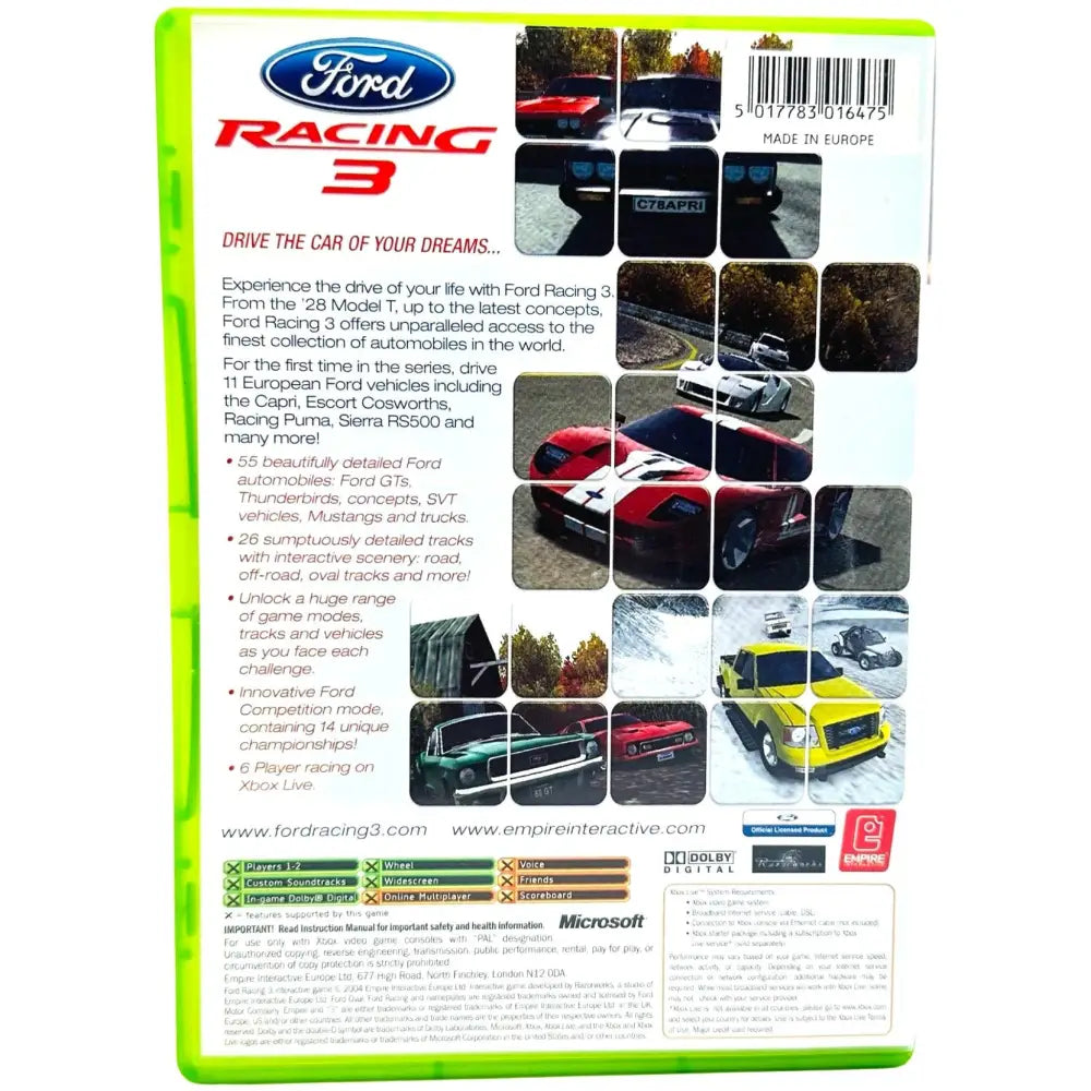 Ford Racing 3 - Xbox spill - Spill