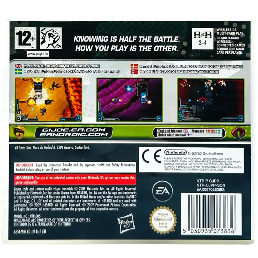 G.I. Joe: The Rise Of Cobra - Nintendo DS Spill