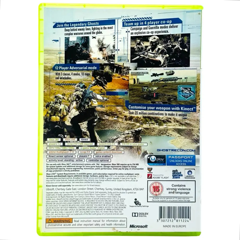 Ghost Recon: Future Soldier - Xbox 360 Spill