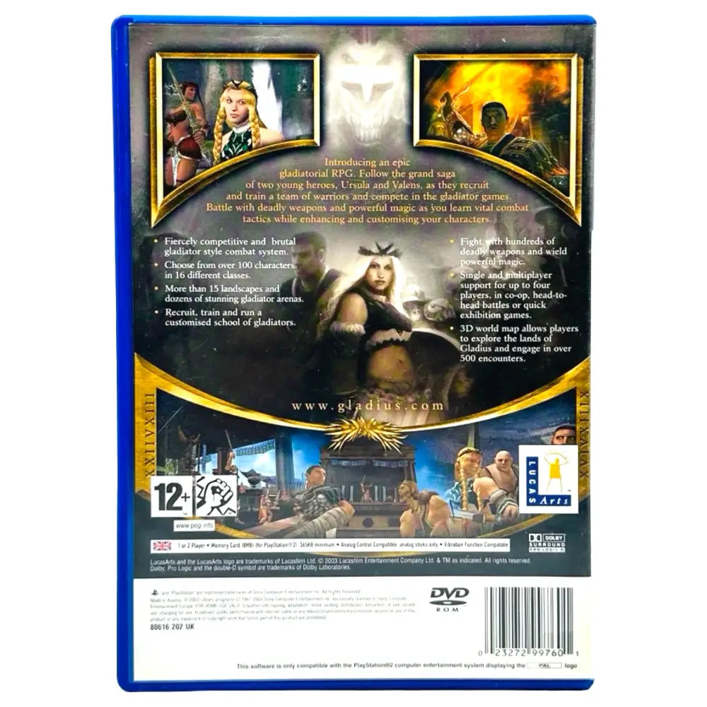 Gladius - PlayStation 2 (PS2) Spill