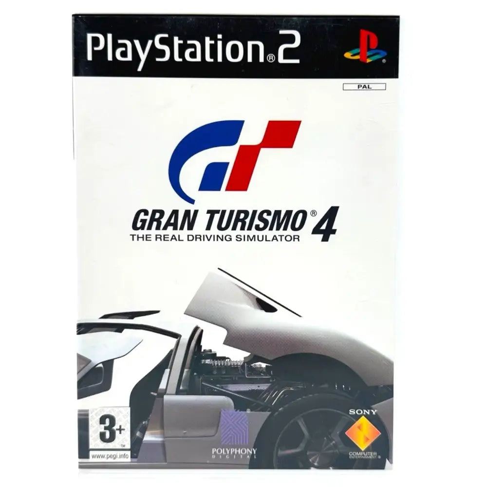 Gran Turismo 4 - PlayStation 2 (PS2) Spill - Cover - Manual - Spill/Disk / Standard
